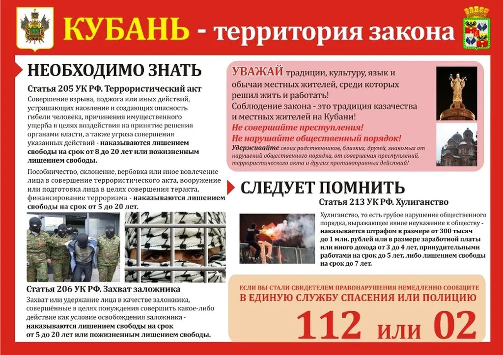 Кубань - территория закона